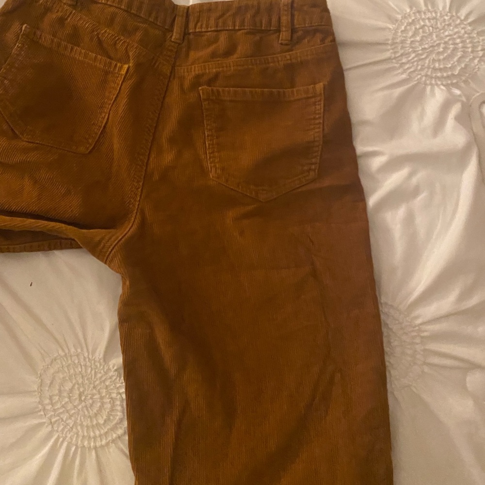 Corduroy wide leg pants